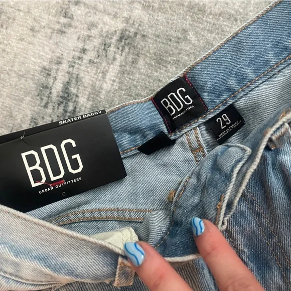 Urban Outfitters Blue Flare Wide Leg Jeans - Picture 9 of 9